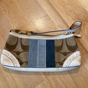 Coach handbag worn a few times . Purchased from Coach store in Las Vegas